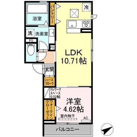 ソレイユ北部の物件間取画像